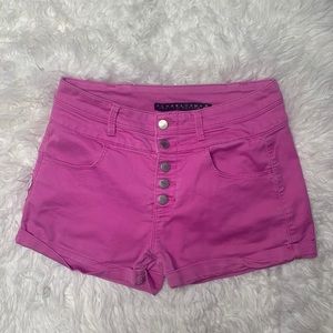 Pink Jean Shorts